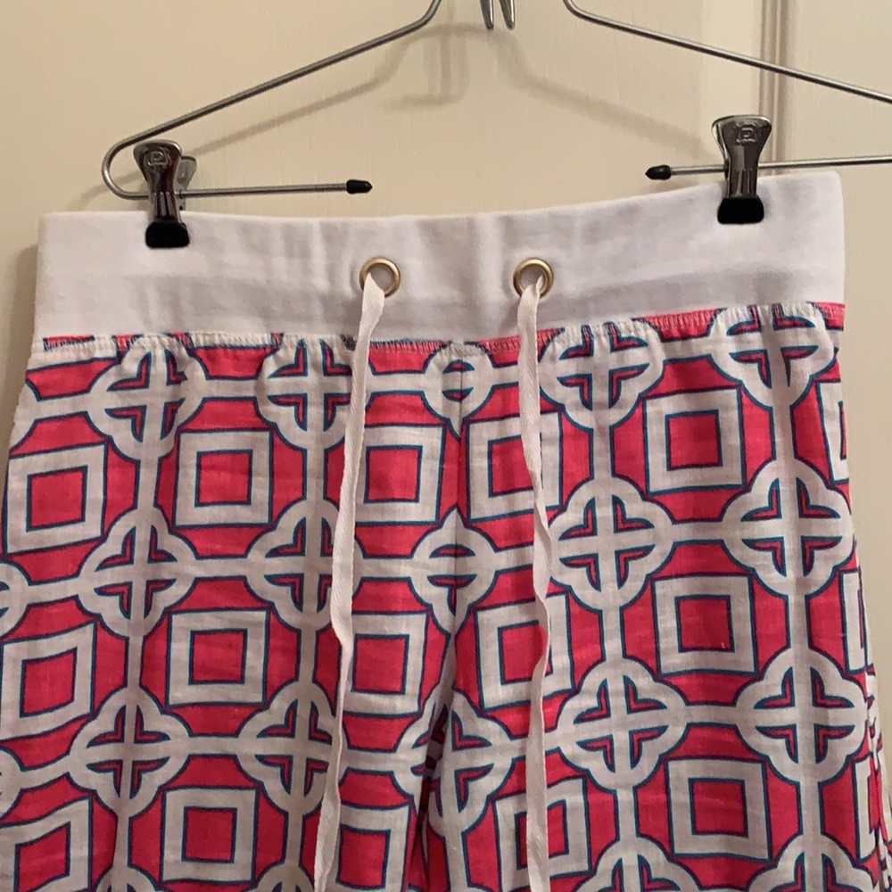 Fun summer patterned Linen pants - Picture 3 of 3